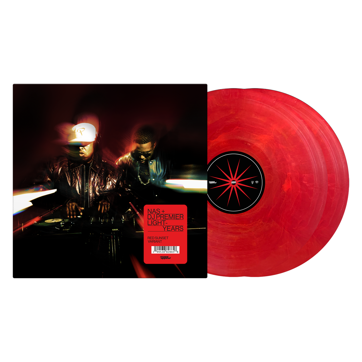 Nas & DJ Premier - Light-Years - Red Sunset Variant 2xLP – Mass Appeal