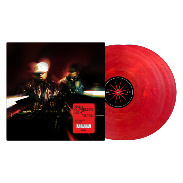 Nas & DJ Premier - Light-Years - Red Sunset Variant 2xLP