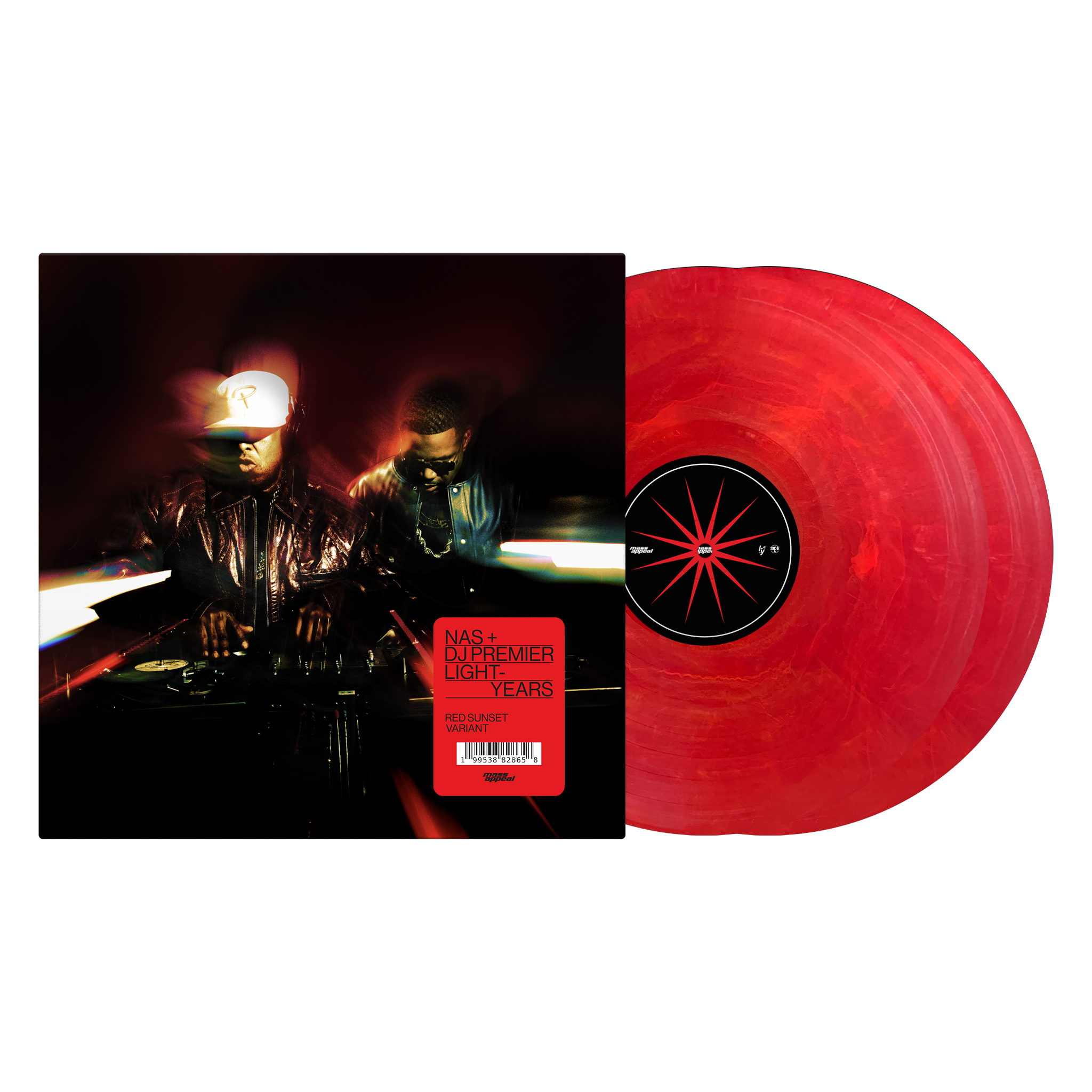 Nas & DJ Premier - Light-Years - Red Sunset Variant 2xLP – Mass Appeal