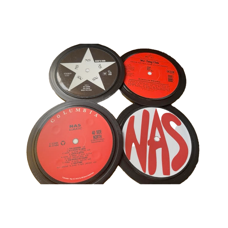 Nas Drink Coasters - 4 Pack